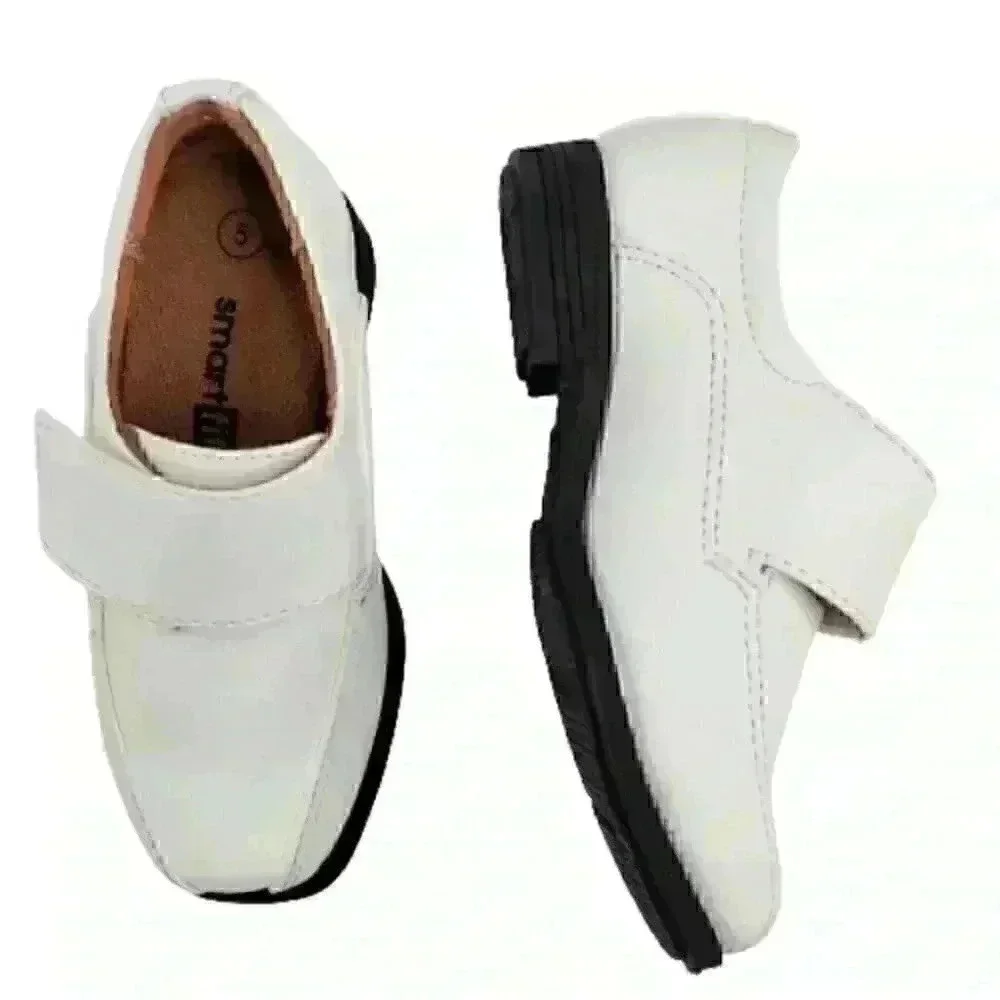 SmartFit Boys' Toddler Grant Strap Slip-On Dress Shoe Boy'
